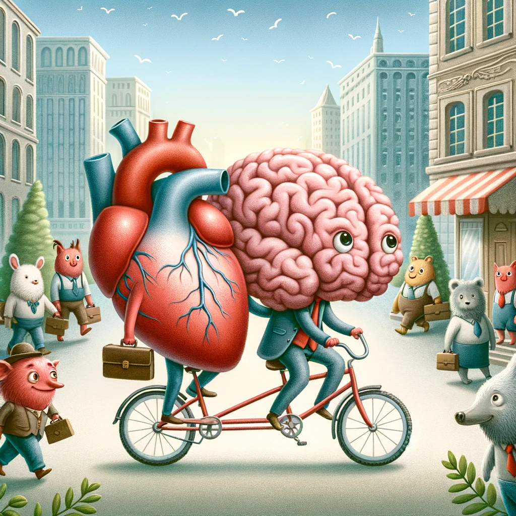 Heart-and-brain-playing